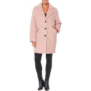 Sanctuary Women's Oversized Single Breasted Midi Coat with Notch Lapel NWT